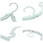 Anasu 4 Pack Travel Hangers Magic Portable Folding Clothes Hangers Plastic Coat Hanger Foldable Hanger