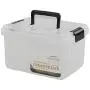 NICESH 4.5 L Plastic Storage Box, Clear Latch Box, 4-Pack NICESH 4.5 L Plastic Storage Box, Clear Latch Box, 4-Pack