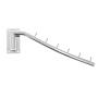 Cabilock Wall Mounted Folding Clothes Hanger Rack Coat Hanger Rack Durable Swiveling Towel Hanger Towel Hooks