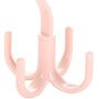 Leyeet 360-degree Rotation Hanging Hook Storage Hanger Home Use for Clothes Bag Hat Scarf (Color : Pink)