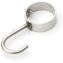 Pxyelec Stainless Steel Bathroom Clothes Coat Hanging Hook Hanger for 1.25 inch / 32mm Dia Rod Tube Pipe, Pack of 10