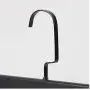 5Pcs Trousers Organizer Flat Hook Pants Hanger Clothes Home Wardrobe Storage Rack Non Slip Solid Wood Adult Closet with Clip