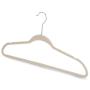 Yosoo Velvet Clothes Hangers, Non-Slip Thin Flocked Clothes Hangers Suit Shirt Pant Hangers 20 Pack Perfect for Space Saving (Ivory)