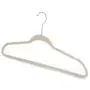 Yosoo Velvet Clothes Hangers, Non-Slip Thin Flocked Clothes Hangers Suit Shirt Pant Hangers 20 Pack Perfect for Space Saving (Ivory)