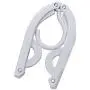10 Pcs Travel Hangers - Portable Folding Clothes Hangers Travel Accessories Foldable Clothes Drying Rack for Travel (Blue)