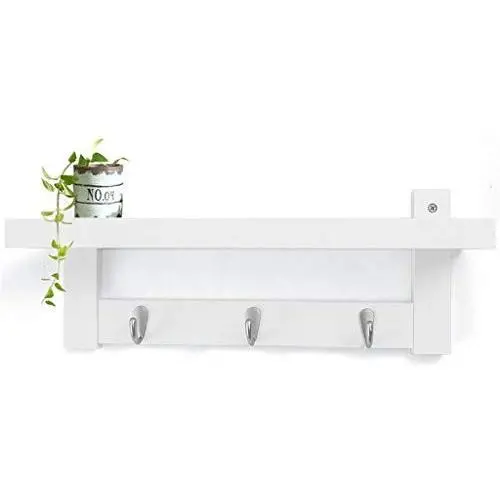 Hook,Coat Rack - Hanger Clothes Hooks Creative Door Behind Wall Hanging Hook Wall Hanging Clothes Hook Shelf Sturdy and beautiful (Color : White, Size : 48.4cm12cm18cm) Hook,Coat Rack - Hanger Clothes Hooks Creative Door Behind Wall Hanging Hook Wall Hanging Clothes Hook Shelf Sturdy and beautiful (Color : White, Size : 48.4cm12cm18cm)