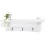 Hook,Coat Rack - Hanger Clothes Hooks Creative Door Behind Wall Hanging Hook Wall Hanging Clothes Hook Shelf Sturdy and beautiful (Color : White, Size : 48.4cm12cm18cm) Hook,Coat Rack - Hanger Clothes Hooks Creative Door Behind Wall Hanging Hook Wall Hanging Clothes Hook Shelf Sturdy and beautiful (Color : White, Size : 48.4cm12cm18cm)