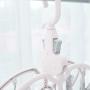 Fine Drying Rack with 24 Clips, Folding Stainless Steel Clothes Drying Rack, Sock Drying Hanger, Baby Hangers