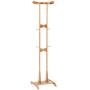 Ymjdmb Assembly Coat Rack Stand Hat Hanger Tree Holder, Bamboo Clothes Organizer for Hallway Entryway Room Home Office