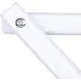 Mosunx Folding Clothes Drying Rack Metal, Clothes Dryer for Laundry, Rust Proof Telescopic Towel Hanger, Heavy Duty Clothes Drying Stand (White, 28.3 x 14.6 x 41.3 inches)