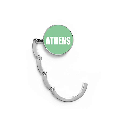 Athens Greece City Table Hanger Foldable Handbag Holder