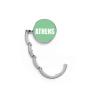 Athens Greece City Table Hanger Foldable Handbag Holder