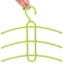 5PC Random Color Multi Layers Clothes Hanger Fishbone Type Clothing Towel Storage Rack Closet Wardrobe Space Saver Hanging Rack