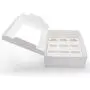 15 pack Cupcake Boxes,Eusoar Disposable Bakery Paper Cupcake Boxes Carrier,Mini Cupcake packaging carton boxes with Insert and Display Window,Thick Sturdy Cake Storage Boxes Holding 12 pcs cupcakes