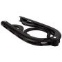 Cabilock Clothes Hanger 6pcs Plastic Foldable Travel Home Camping Mini Non-Slip Clothes Shirts Sweaters Dress Hanger Hook Drying Rack (Black)
