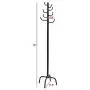 Metal Coat Hat Rack Standing Clothes Jacket Hanger Hall Tree Stand w/8 Hooks 70 Inch Metal Coat Hat Rack Standing Clothes Jacket Hanger Hall Tree Stand w/8 Hooks 70 Inch