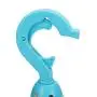 Yosooo Clothes Hanger, Laundry Drying Rack Clothes Dryer Rack, Household 32 Clips Folding Clothes Hanger Dryer Socks Underwear Drying Rack(Blue)