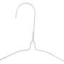 HANGERWORLD 50 White 16inch Metal Wire 13 Gauge Clothes Coat Garment Pants Bar Hangers