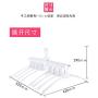 Bamboo Shake Magic Home Folding Adult Hanger Storage Artifact Multi-Function Clothes Hanger Clothes Shelf Clothes Rack