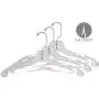 The Great American Hanger Company Plastic Kids Top Hangers, 12-Inch, Clear, Boxes of 100 The Great American Hanger Company Plastic Kids Top Hangers, 12-Inch, Clear, Boxes of 100