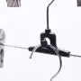 VEHHE Pants Hangers Skrit Hangers 10 Pack Stackable With Pant Hanger Non-Slip Big Clips and 360 Rotatable Hook