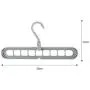 10pcs Random Color 3D Space Saving Hanger Magic Clothes Hanger 9Hole Towel Hook Closet Organizer Storage Rack 10pcs Random Color 3D Space Saving Hanger Magic Clothes Hanger 9Hole Towel Hook Closet Organizer Storage Rack