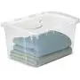 Sterilite 19148006 48 Quart Clear Hinged Lid Storage Boxes Tote with See Through Base (12 Pack) Sterilite 19148006 48 Quart Clear Hinged Lid Storage Boxes Tote with See Through Base (12 Pack)