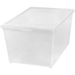 IRIS 64 Quart Modular Storage Box, Clear