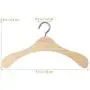 KIPB 10pcs 12CM Wooden Non-Slip Space Saving Mini Laundry Hook Clothes Hangers Drying Rack for Dolls Shirts Dresses Sweaters