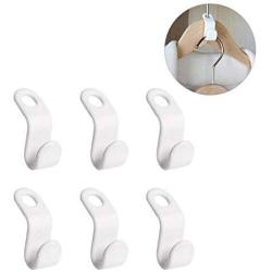 KISEER Mini Cascading Hanger Hooks, 50 Pcs Hanger Connection Hook for  Clothes Hanger or Velvet Hanger(