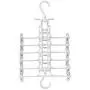 2pcs Telescopic Cloth Hangers Folding Drying Clothes Trousers Pants Hanger with Clips Wardrobe Hooks Home Storage 2pcs Telescopic Cloth Hangers Folding Drying Clothes Trousers Pants Hanger with Clips Wardrobe Hooks Home Storage
