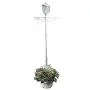 Sun-Ray 312065 Kenwick Single-Head Solar Lamp Post and Planter, with Plant Hanger Dual Amber/White Light Switch, 7, Sun-Ray 312065 Kenwick Single-Head Solar Lamp Post and Planter, with Plant Hanger Dual Amber/White Light Switch, 7,