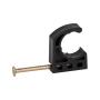 Everflow HC012 Half Clamp J-Hook with Nail For Pex Tubing Pipe Support (50 Pack), 1/2", Black Everflow HC012 Half Clamp J-Hook with Nail For Pex Tubing Pipe Support (50 Pack), 1/2", Black