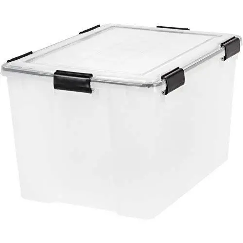 IRIS USA, Inc. UCB-LDD WEATHERTIGHT Storage Box, 74 Quart, Clear IRIS USA, Inc. UCB-LDD WEATHERTIGHT Storage Box, 74 Quart, Clear