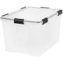 IRIS USA, Inc. UCB-LDD WEATHERTIGHT Storage Box, 74 Quart, Clear