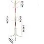 Floor Single-bar Hanger Coat Rack Stainless Steel Clothes Rack, Gold, Primary Color, Red, 49cm49cm172cm Haiming (Color : Red) Floor Single-bar Hanger Coat Rack Stainless Steel Clothes Rack, Gold, Primary Color, Red, 49cm49cm172cm Haiming (Color : Red)