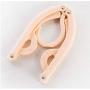 10pcs Random Color Traveling Clothes Hangers Portable Multi-Function Outdoor Plastic Folding Baby Hanger for Clothes Drying in Clothes