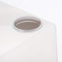 IRIS USA, Inc. 40 Quart Underbed Store and Slide Storage Box- Tan Handle, Clear, Large,