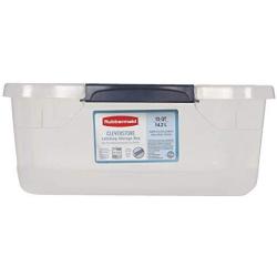 Newell Rubbermaid Home 15Qt Clear Zone Latches 3Q2200CLMCB