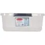 Newell Rubbermaid Home 15Qt Clear Zone Latches 3Q2200CLMCB Newell Rubbermaid Home 15Qt Clear Zone Latches 3Q2200CLMCB