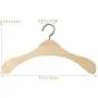 KonanAI15 Non-Slip Wooden Hangers Wooden Non-Slip Space Saving Mini Laundry Hook Clothes Hangers Drying Rack for Dolls Shirts Dresses Sweaters