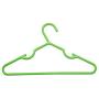 TSWCL 30 Pcs Plastic Hangers Lot Children Kid Infant Toddler Clothes Lime Durable New