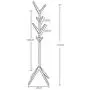 XIAOLONG Simple Creative Coat Rack Tree Shape Solid Wood Hanger Floor Fashion Clothes Rack Living Room Bedroom Floor Hanger