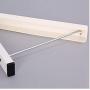 2pcs Space Saving Retractable Stainless Steel Multifunction Clothes Hanger Wall Mini Coat Folding Rack Indoor