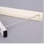 2pcs Space Saving Retractable Stainless Steel Multifunction Clothes Hanger Wall Mini Coat Folding Rack Indoor