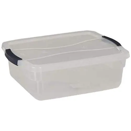 Newell Rubbermaid Home 15Qt Clear Zone Latches 3Q2200CLMCB Newell Rubbermaid Home 15Qt Clear Zone Latches 3Q2200CLMCB