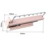 Extendable Wardrobe Clothes Hanger,Pull Out Damping Hanger Rail,Organizer Rack for Cabinet-442mm