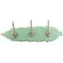 Indianshelf Handmade 1 Artistic Vintage Green Wooden Small Wall Hooks Hangers/Key Hooks for Clothes