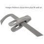 Velvet Hangers Clips 20 Pack, Grey Pants Hangers Velvet Clips, Strong Finger Flocked Clips Perfect for Thin Clothes Velvet Hangers