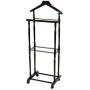 Frеnchi Hоmе Furnishing Home Decor Men Suit Valet Stand with Hanger, Espresso